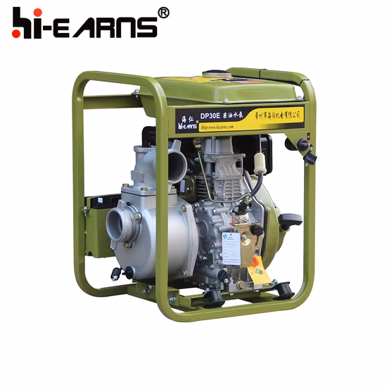 Bomba de agua diésel de 3 pulgadas con arranque eléctrico (DP30E)