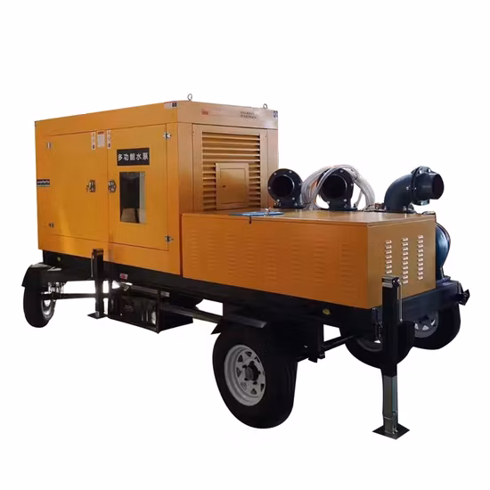 Tierras agrícolas estanque acuicultura 6 pulgadas 150 mm Salida de agua Bomba de riego diésel (TP60DP)